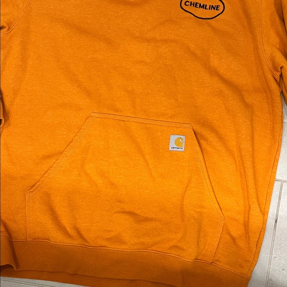 CARHARTT Orange Hoodie-Men’s Size XL - Picture 5 of 7